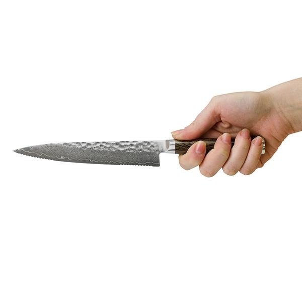 Shun Premier 6.5 Inch Serrated Utility Knife - Bulluna.com